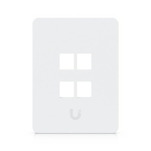 Ubiquiti Universal Paintable Keystone Wall Plate, 4-Pack, Universal Keystone Wall Plate, Paintable Cover For Clean, Customizable Finish. - Leader Electronics