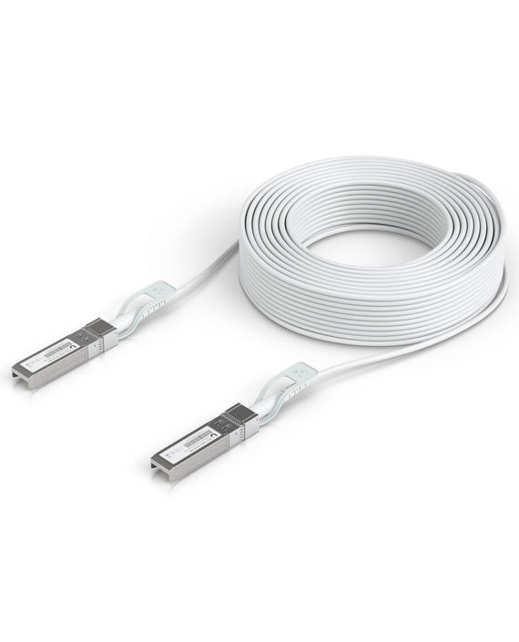 Ubiquiti Uplink Cable Direct Attach Cable, 30M,Auto Link Optimization For Seamless 1G SFP,10G SFP+, 25G SFP28 Intercon Between UniF Items - Leader Electronics
