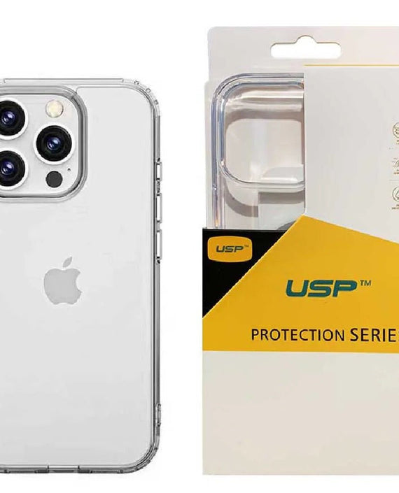 USP Apple iPhone 16 Pro Max (6.9') Clear Rock Shockproof Case - Ultra-Thin, Lightweight, Non-Slip, Multi-Layer, Strong Materials. 3 Year Warranty - Leader Electronics