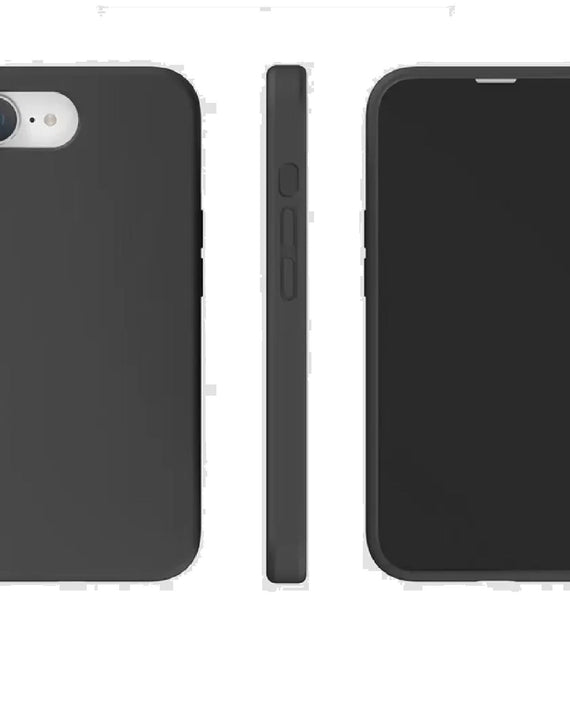 USP Apple iPhone 17e / iPhone 16e (6.1') Silicon Case Black - Two Tough Layers, Port Covers, No Slip Grippy Edges, Anti-fall , 5 Years Warranty - Leader Electronics