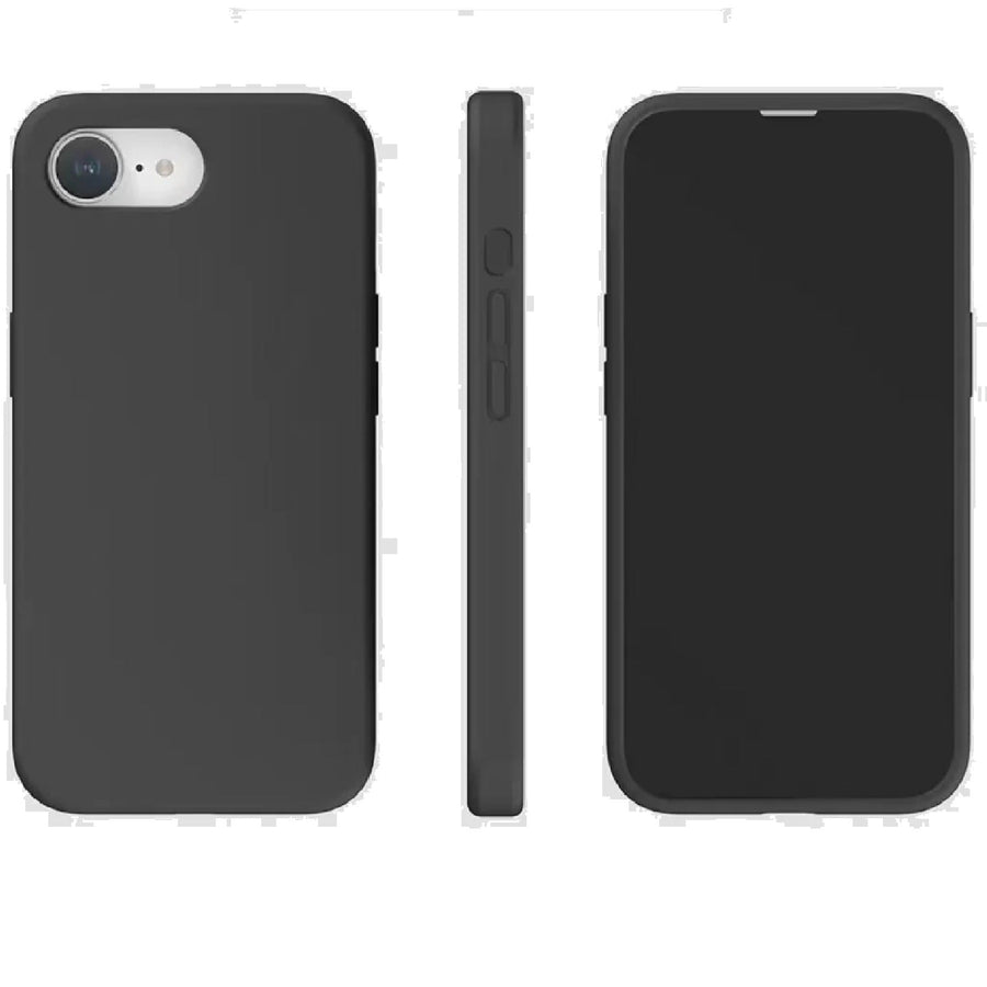 USP Apple iPhone 17e / iPhone 16e (6.1') Silicon Case Black - Two Tough Layers, Port Covers, No Slip Grippy Edges, Anti-fall , 5 Years Warranty - Leader Electronics