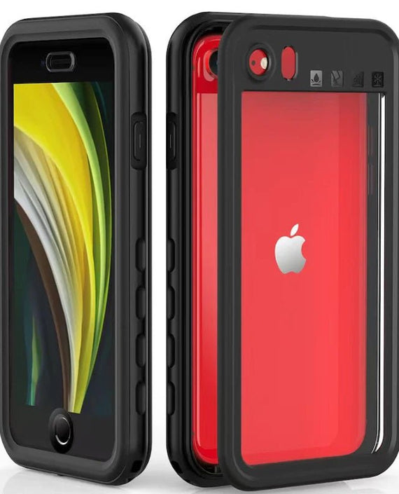 USP Apple iPhone SE (3rd & 2nd Gen) and iPhone 8/7 Waterprooof Case - Black, Military-Grade, Shockproof, Scratch Resistant, Durable, 3 Year Warranty - Leader Electronics