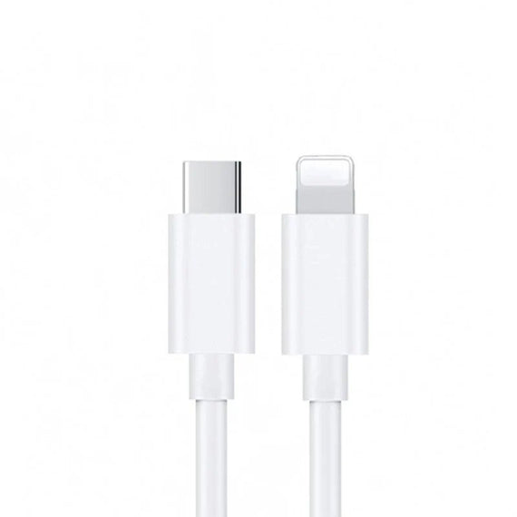 USP Lightning to USB-C Fast Charge Cable (1M) White - Support 2.4A, Premium Quality,480Mbps Transfer, Apple iPhone, iPad, MacBook, 2 Years Warranty - Leader Electronics