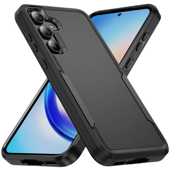 USP Rugged Samsung Galaxy S25 FE (6.7') Black Armor Light Case - No-Slip, Sleek, Ultimate Protection, Strong & Durable, DropProof, 3 Year Warranty - Leader Electronics