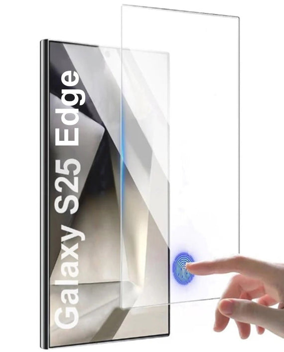 USP Samsung Galaxy S25 Edge 5G (6.7') 2.5D Tempered Glass Screen Protector Clear - 9H Hardness, Scratch-proof, 5 Years Warranty - Leader Electronics