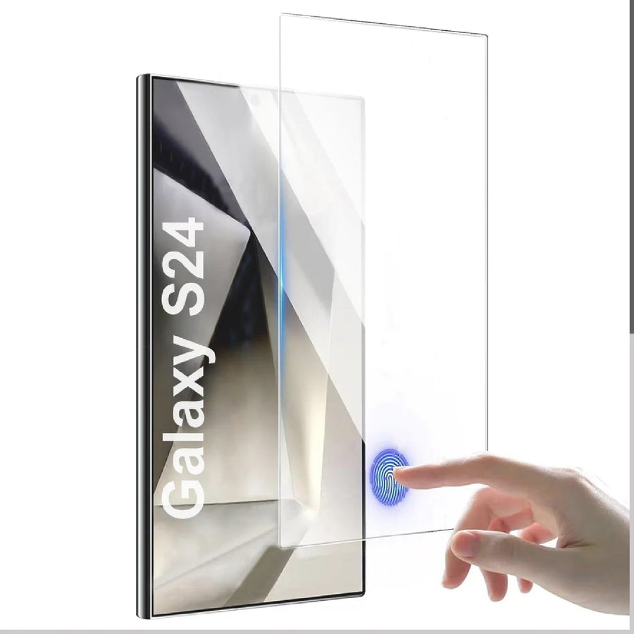 USP Samsung Galaxy S25/ Galaxy S24 5G (6.2') Tempered Glass Screen Protector : Full Coverage, 9H Hardness, Bubble-free, 3 Years Warranty - Leader Electronics