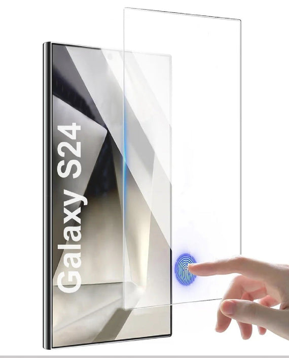 USP Samsung Galaxy S25/ Galaxy S24 5G (6.2') Tempered Glass Screen Protector : Full Coverage, 9H Hardness, Bubble-free, Anti-fingerprint - Leader Electronics