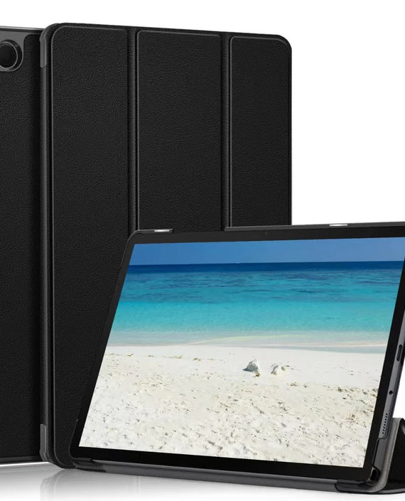 USP Samsung Galaxy Tab A11+ / Tab A9+ (11') Folio Case Black - Slim, PU Leather, Auto Sleep/Wake Function, Drop Protection, 5 Years Warranty - Leader Electronics