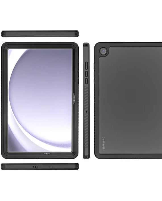 USP Samsung Galaxy Tab A9+ WaterProof Case Clear- 360Â° Rotation, DustProof, SnowProof, ShockProof, IP68, Durable, Perfect for Travel,3 Year Warranty - Leader Electronics