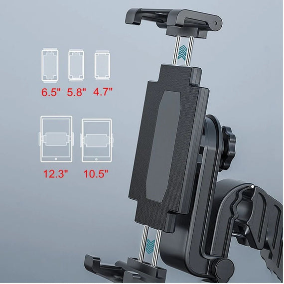 USP Universal In-Car Tablet Mount Dash Windscreen Holders - Black, Compatible with tablets 7–11.9', Portrait/landscape viewing, Perfect mounting - Leader Electronics