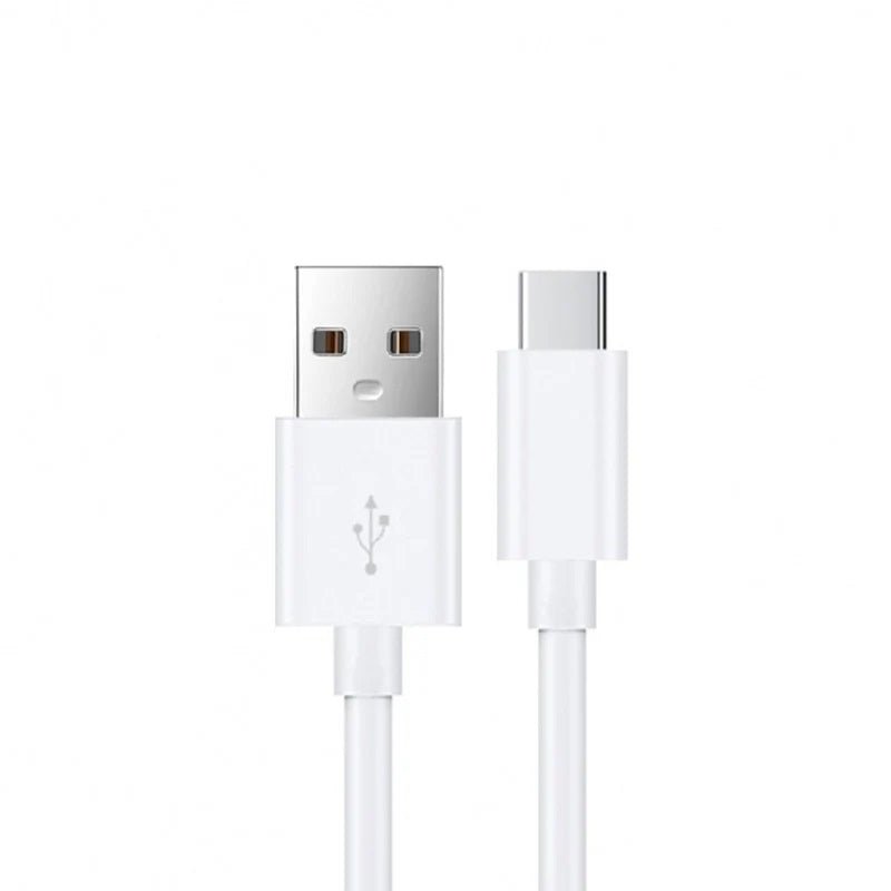 USP USB-C to USB-A Cable (2M) White - 3A, Durable, Fast Charge, High Quality, Heavy Duty, Samsung Galaxy, iPad, MacBook, Google, OPPO, Nokia - Leader Electronics