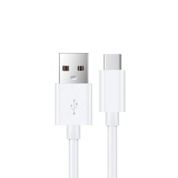 USP USB-C to USB-A Cable (2M) White - 3A, Durable, Fast Charge, High Quality, Heavy Duty, Samsung Galaxy, iPad, MacBook, Google, OPPO, Nokia - Leader Electronics