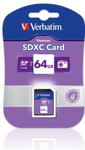 Verbatim SDXC 64GB (Class 10 UHS-I) Up to 45MB/Sec 300X read speed - Leader Electronics