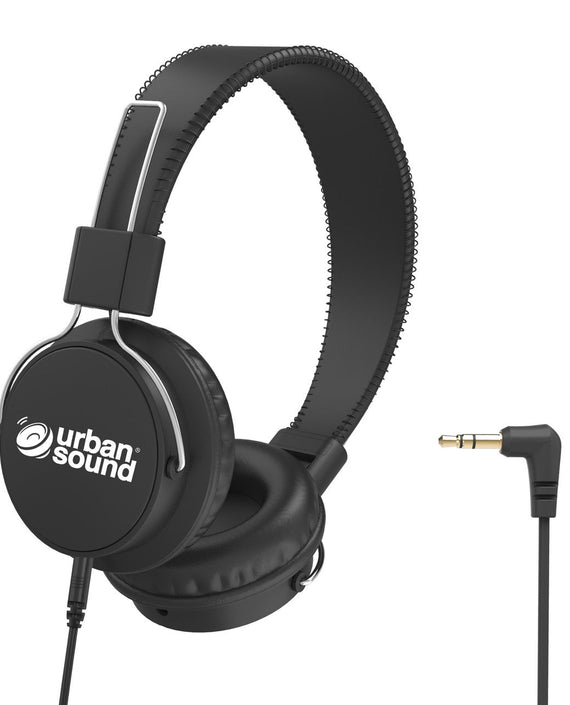 Verbatim Urban Sound Kid’s Headphones, Volume limiting for ear protection. Lightweight 1.2M, Gold plated 3.5mm Jack. High Quality, Ambient Awareness - Leader Electronics