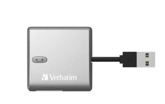 Verbatim USB 2.0 All- in-1 Card Reader Compact - including SD, SDHC, SDXC, microSD, microSDHC, microSDXC, CF-1, Memory Stick, xD and MS-Pro/Duo - Leader Electronics