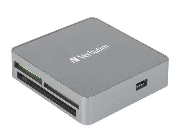Verbatim USB 2.0 All- in-1 Card Reader / Hub including SD, SDHC, SDXC, microSD, microSDHC, microSDXC, CF-1, Memory Stick, and MS-Pro Duo - Leader Electronics