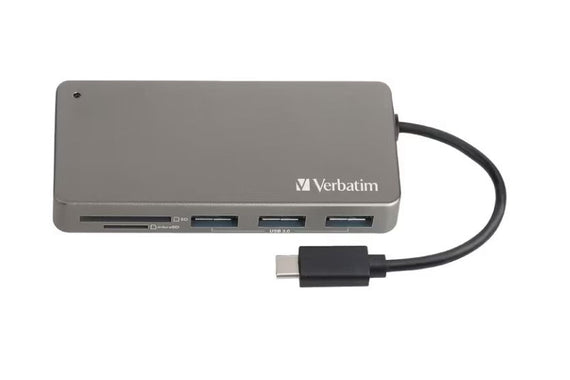Verbatim USB-C 3.2 Gen 1 Type C Hub / SD, SDHC, SDXC, microSD, microSDHC, and microSDXC Card Reader - Leader Electronics