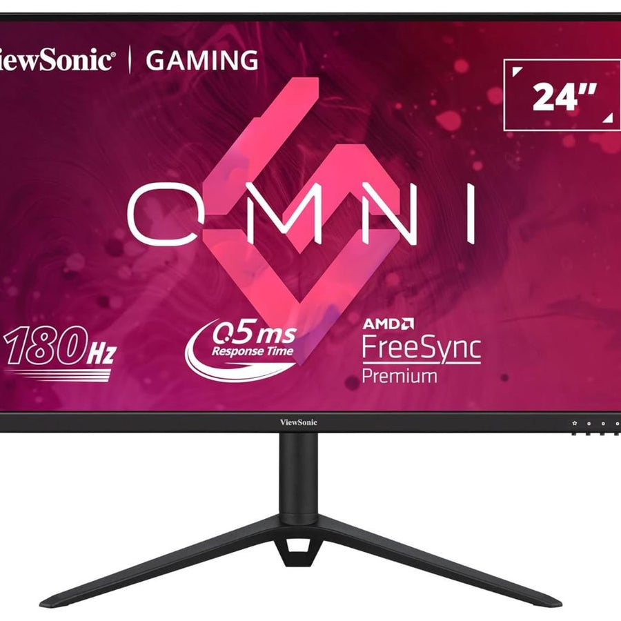 ViewSonic 24' 180Hz 0.5ms, Fast IPS, Crisp Image and Smooth play. VESA Clear MR certified, Freesync, Adaptive Sync, Speakers, HDMI & DP Monitor(LS) - Leader Electronics