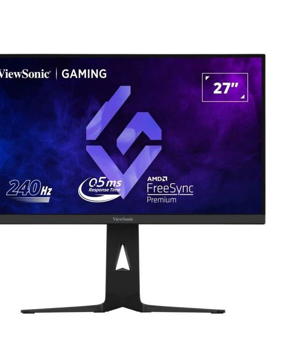 ViewSonic 27' 2K 2560x1440 IPS, 240hz, USB-C (DP ALT & 65W), HAS, 1ms, HDR10, Freesync Premium, HDMI 2.1 , DP 1.4.. Gamer's Choice Monitor LS - Leader Electronics