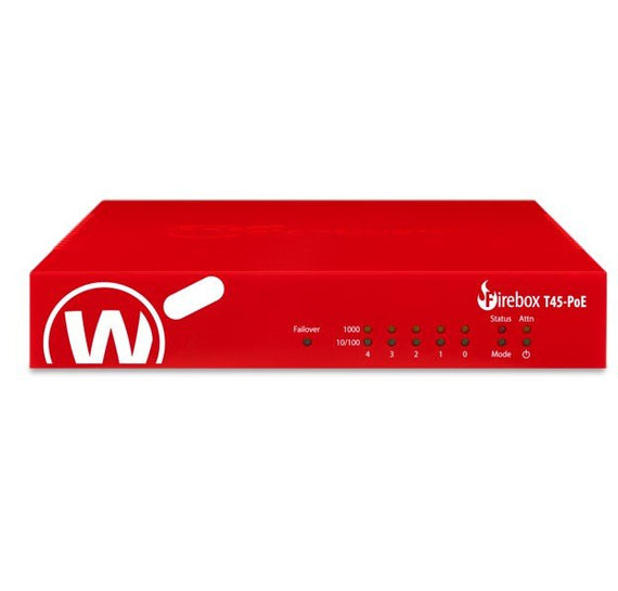 WatchGuard Firebox T45-PoE Appliance Only (AU) – License Not Included (Requires Separate WG License Purchase) - Leader Electronics