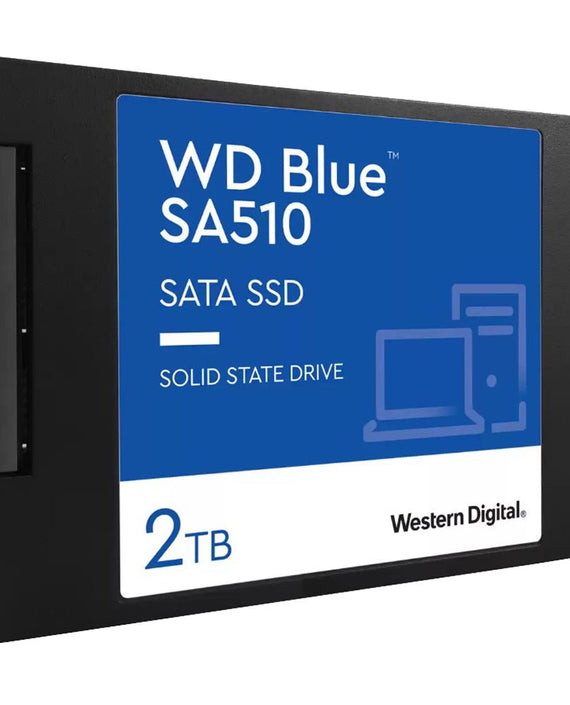 Western Digital WD 2TB Blue SA510 SATA SSD 2.5'/7mm Cased Read 560MB/s Write 520MB/s WDS200T3B0A 5-year Limited Warranty - Leader Electronics