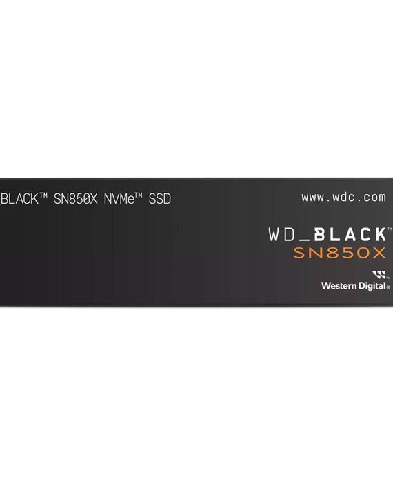 Western Digital WD BLACK SN850X NVMe™ SSD - 8TB, Without Heatsink M.2 2280, 7200MB/s 6600MB/s R/W 1200K/1200K IOPS PCIe Gen4 x4 5yrs - Leader Electronics