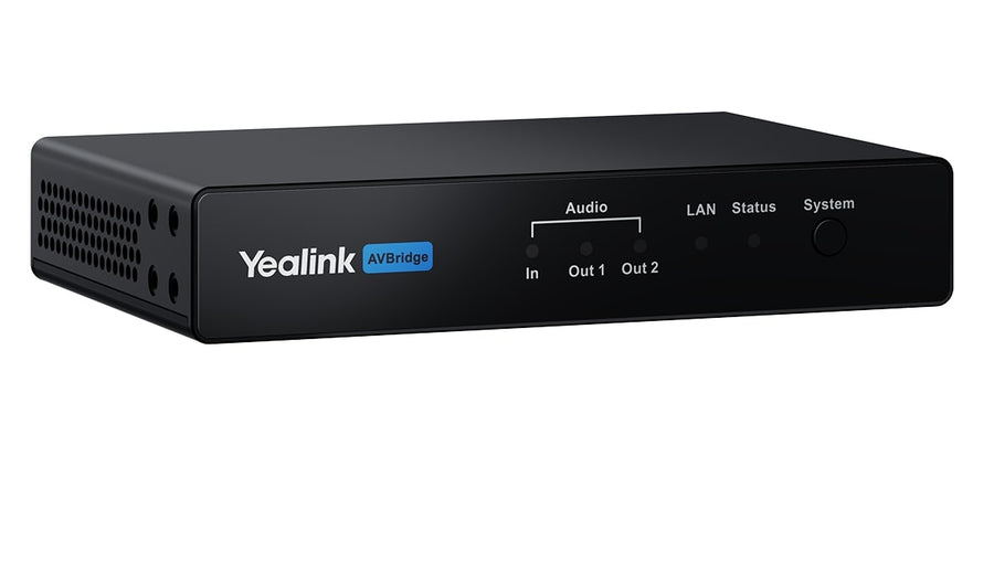 Yealink AV Bridge,CM50/CM20-Ready,Extension for A/V,Compact Pro Audio,Essential Tuning Built-In,Effortless Setup - Leader Electronics