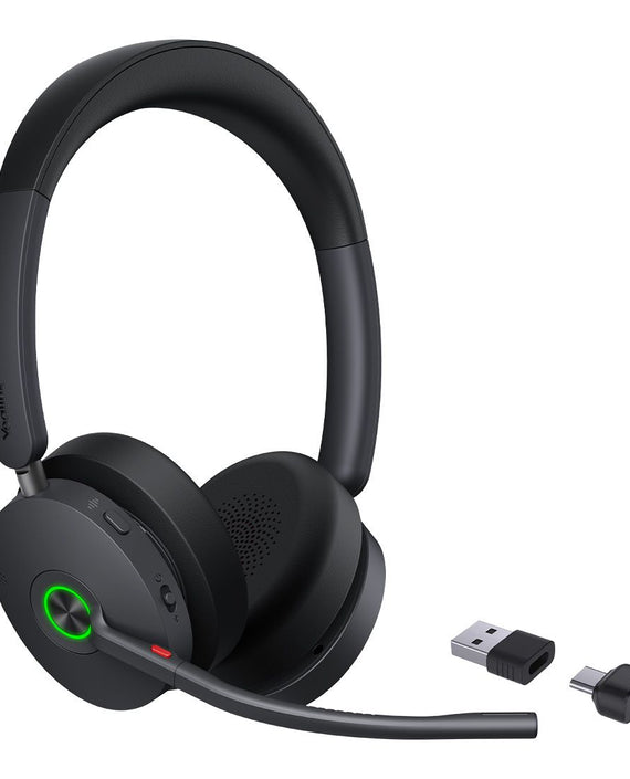 Yealink BH74 UC USB-C/A Bluetooth Headset, Active Noise Cancellation, 6 Mic, Acoustic Shield, Wireless range 50 m, talk time of up to 32 hours - Leader Electronics