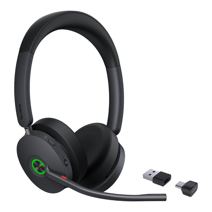 Yealink BH74 UC USB-C/A Bluetooth Headset, Active Noise Cancellation, 6 Mic, Acoustic Shield, Wireless range 50 m, talk time of up to 32 hours - Leader Electronics