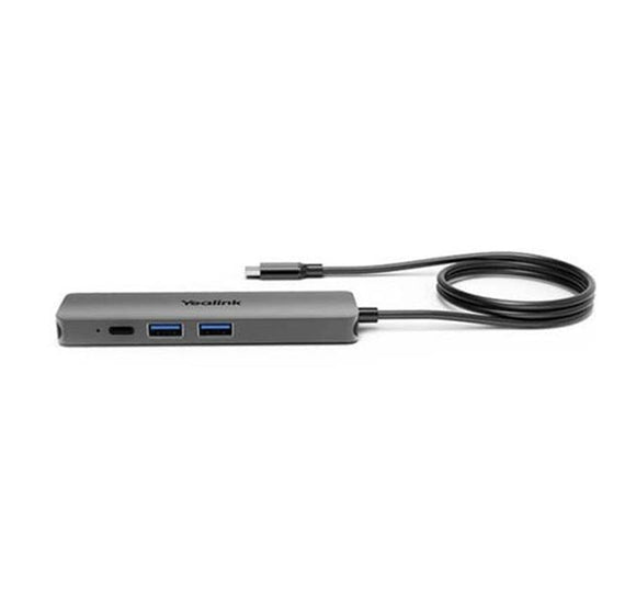 Yealink BYOD Box Cable Hub, with 1.5m USB-C Cable (USB-C to USB-A adapter included), easy plug&play setups, Support to charging the connected laptop - Leader Electronics