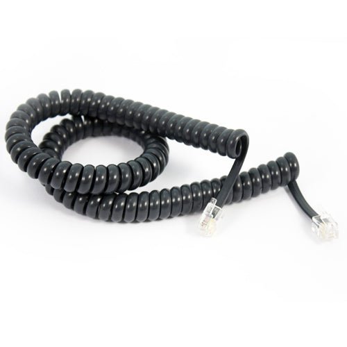 Yealink CAB-T27/9 Spiral Curly Cable for Handset T27 and T29, RJ9 (4P4C) port for both the handset and the headset SPC-2.5M - Leader Electronics
