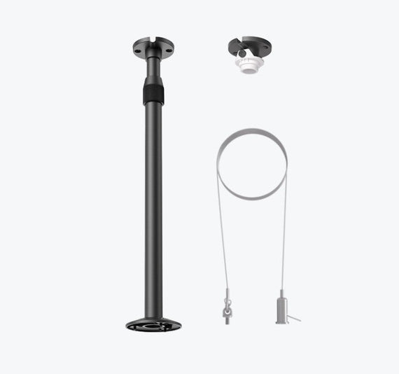 Yealink CM-MountKIT, Next-Level Mic Deployment, All-in-One Solution:Every Scenario,3 Suspension Ropes, 1 Ceiling Mount, 1 Length-Adjustable Pole - Leader Electronics
