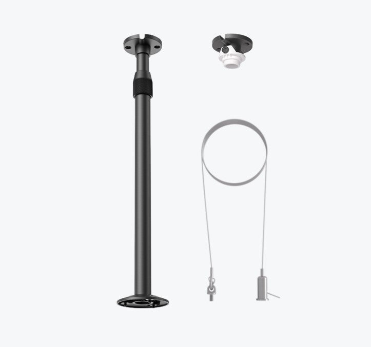 Yealink CM-MountKIT, Next-Level Mic Deployment, All-in-One Solution:Every Scenario,3 Suspension Ropes, 1 Ceiling Mount, 1 Length-Adjustable Pole - Leader Electronics