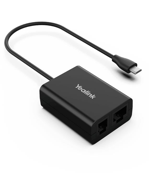 Yealink EHS61 Wireless Headset Adapter for WH62/3, Compatible with Unify/Mitel/Yealink T27G/29G/4xG - Leader Electronics