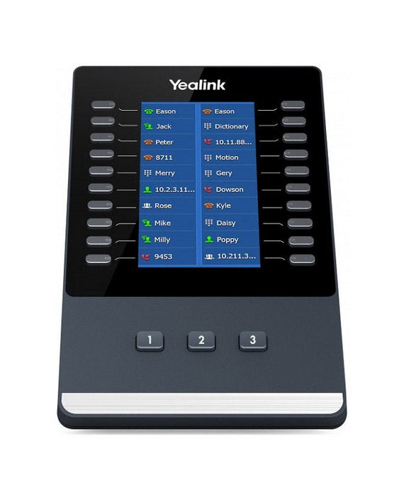Yealink EXP43 Color Expansion Module for Yealink T43U/T46U/T48U IP phones, Large 4.3-Inch Color-Screen LCD, Color Expansion Module, High Expansibility - Leader Electronics