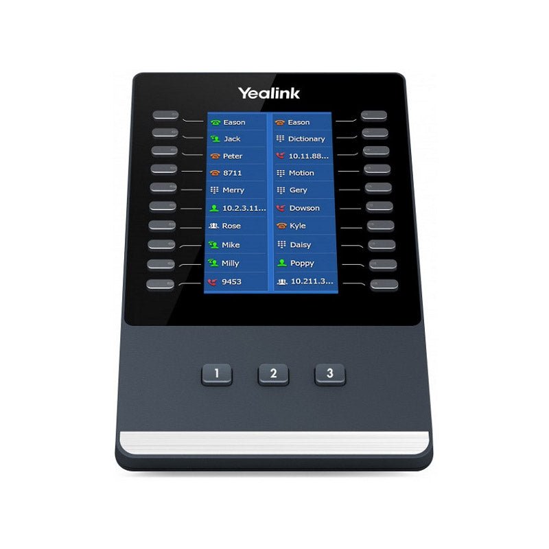 Yealink EXP43 Color Expansion Module for Yealink T43U/T46U/T48U IP phones, Large 4.3-Inch Color-Screen LCD, Color Expansion Module, High Expansibility - Leader Electronics