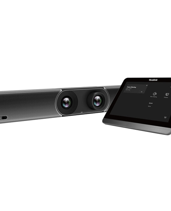 Yealink MeetingBar A30 Microsoft Teams and Zoom Rooms on Android, Medium Room, 10-15 people, CTP18 Touch Panel, Two 4K Cameras, Auto Framing - Leader Electronics