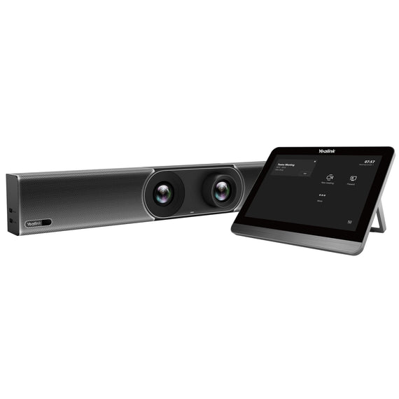 Yealink MeetingBar A30 Microsoft Teams and Zoom Rooms on Android, Medium Room, 10-15 people, CTP18 Touch Panel, Two 4K Cameras, Auto Framing - Leader Electronics