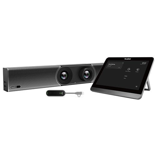 Yealink MeetingBar A30 Microsoft Teams and Zoom Rooms on Android,Medium Room 10-15 people, CTP18 Touch Panel, WPP30 Wireless Content Sharing - Leader Electronics