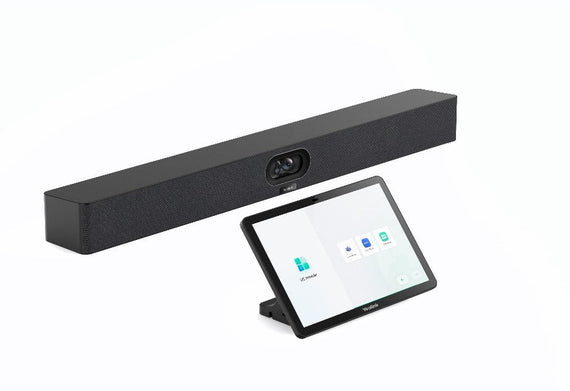 Yealink MeetingBar A40 Microsoft Teams and Zoom Rooms on Android, Small to Medium Room, CTP25 Touch Console with Sharing and BYOD (NO WIRELESS BYOD) - Leader Electronics