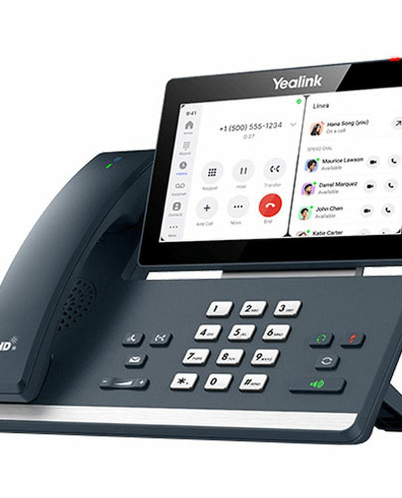 Yealink MP58 Zoom Edition Android 9.0 Phone, 7' Colour Touch Screen, HD Audio, Dual Gig Ports, Built in Bluetooth and WiFi, Native Zoom User (EOL) - Leader Electronics