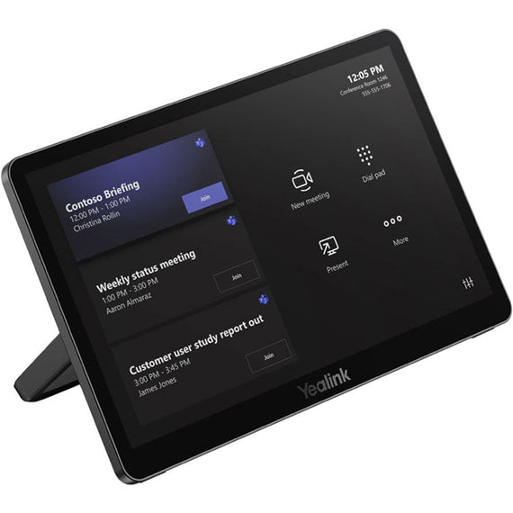 Yealink MTouch Plus 11.6-Inch 1080P Touch Panel, Unleash Multi-Screens Potential, Share Ideas Freely, Power Supply for PC, Automatic Wake-up - Leader Electronics