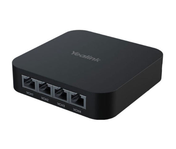 Yealink RCH40 E2 4-Port PoE Switch, Used For Connecting Yealink Meeting Room Cameras, Microphones & Speakers - Leader Electronics