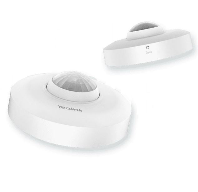 Yealink ROOMSENSOR - Room Occupancy Sensor, Lighting and Temperature Sensing, CR123 Battery Lithium ( 2 Years AMS, excluding battery), Bluetooth - Leader Electronics