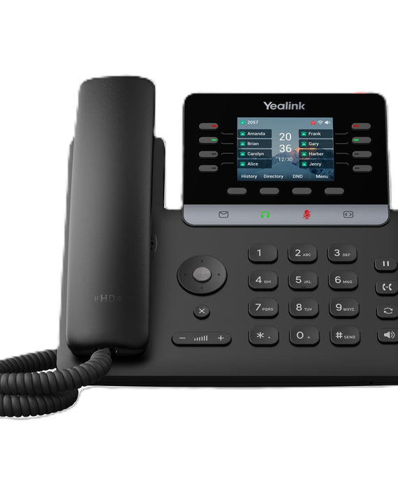 Yealink SIP-T73U IP Phone, 2.8' Color Display, 12 SIP Accounts, HD Voice, USB & PoE, Bluetooth & Wi-Fi via Adapter - Leader Electronics