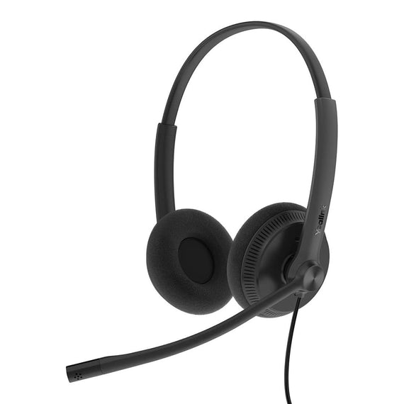Yealink UH34 Lite Dual UC USB Headset, Lightweight, All Day Wearing Comfort, Ear Wideband Noise Cancelling Microphone, Foamy Ear Cushions, USB-A - Leader Electronics