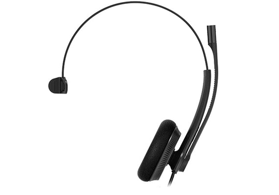 Yealink UH34 Lite Mono UC USB Headset, Lightweight, All Day Wearing Comfort, Ear Wideband Noise Cancelling Microphone, Foamy Ear Cushions, USB-A - Leader Electronics