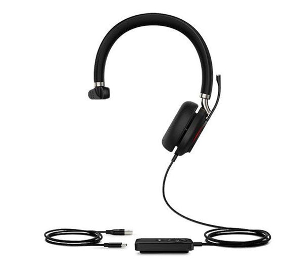 Yealink UH38 Mono USB and Bluetooth Headset, USB-C, UC Call Controller, Dual Noise-Canceling Mics, Busy Light, Microsoft Teams & UC Certified, EOL - Leader Electronics