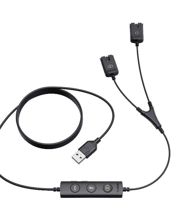 Yealink USB/QD Trainer Cable(1PCS), Y Cable - USB/QD Trainer Cable for YHS series - Leader Electronics