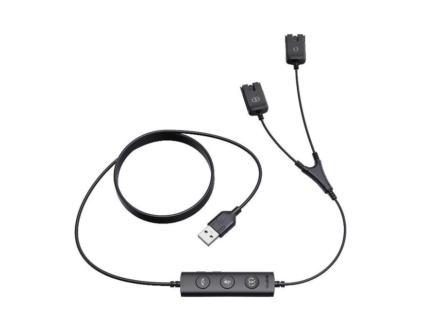 Yealink USB/QD Trainer Cable(1PCS), Y Cable - USB/QD Trainer Cable for YHS series - Leader Electronics
